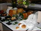 Table Art - the live thing could be seen grazing just across the river.
